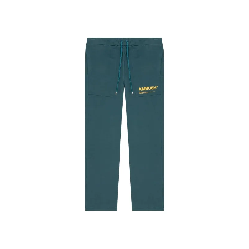 Ambush Fleece Workshop Pants Atlantic Green - XXL