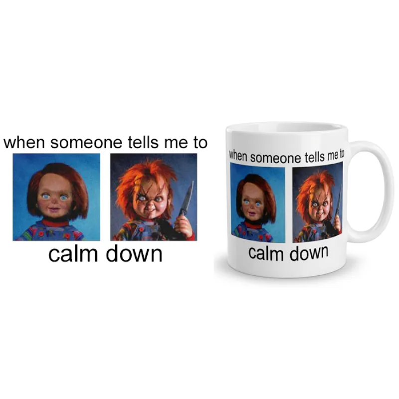Chucky - Calm Down (hrnček)