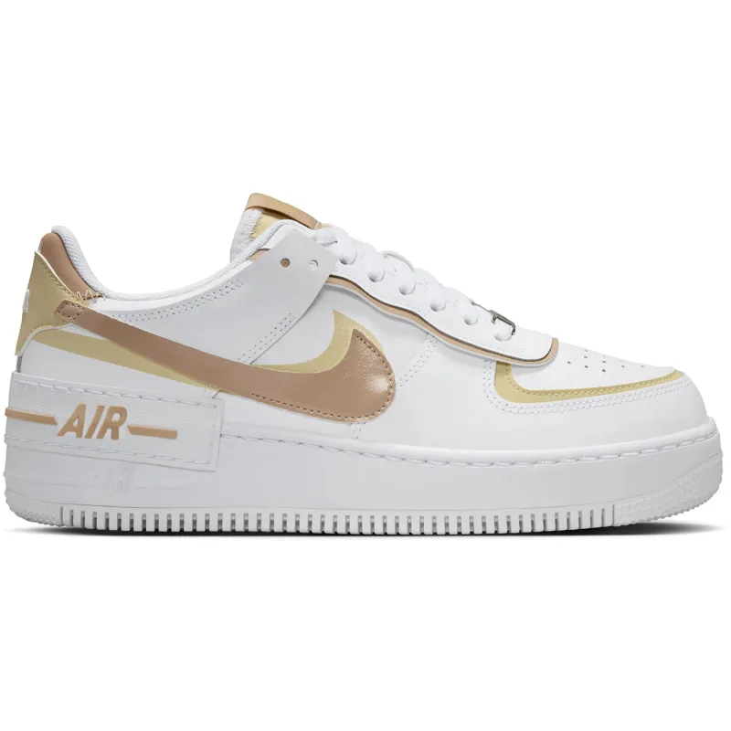 Nike Air Force 1 Low Shadow White Team Gold Rattan (Women's) - 42.5
