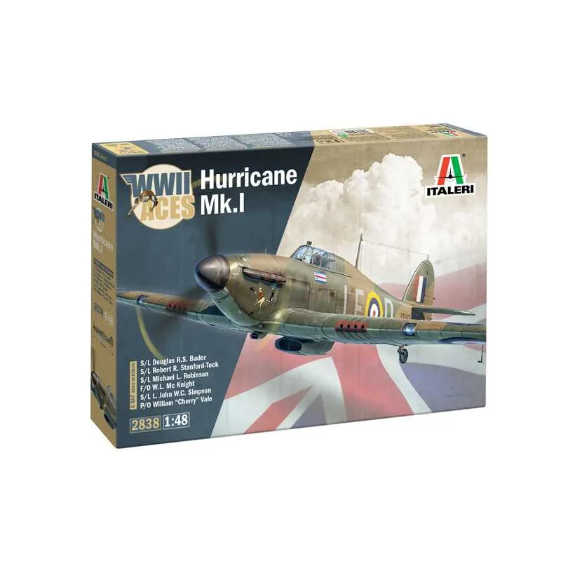 Italeri Model Kit lietadlo 2838 - Hurricane Mk.Aj aces (1:48)
