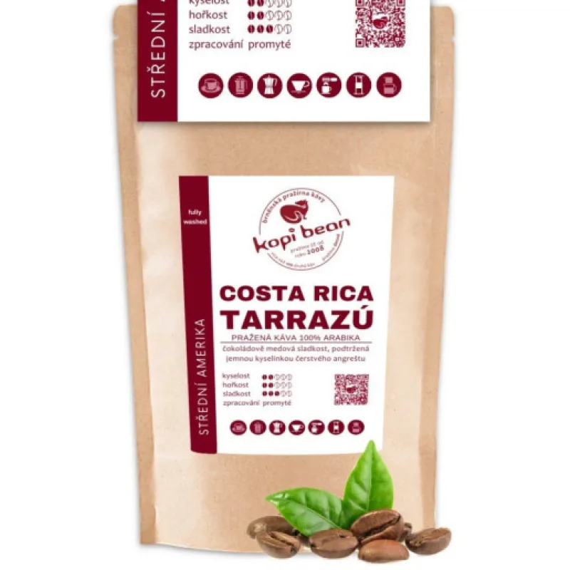Costa Rica Tarazzú Arabica 500g, Zpracování Domácí espresso