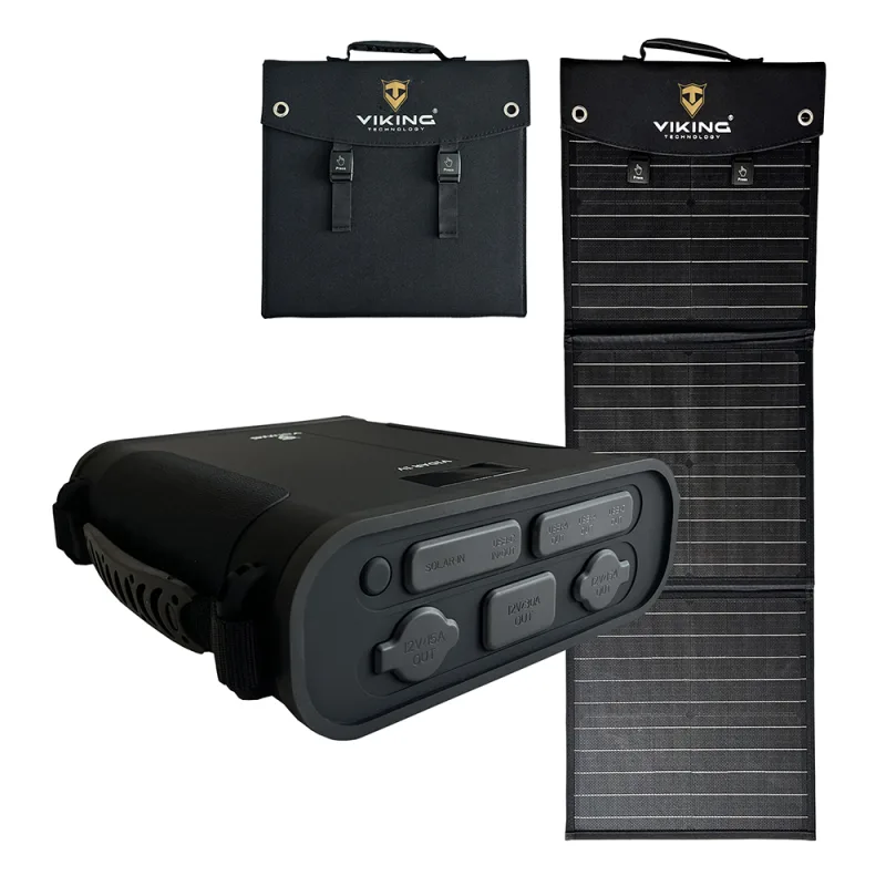 Set powerbanka Viking VIDAR IV a solární panel Viking L60 PD VIDARIVL60PD