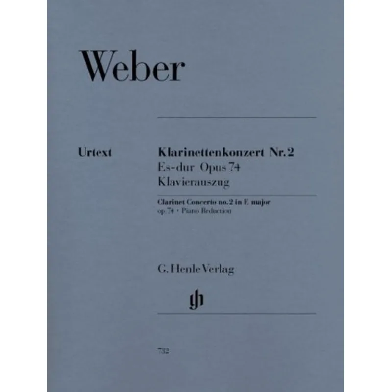 G. Henle Verlag Clarinet Concerto no. 2 E flat major op. 74