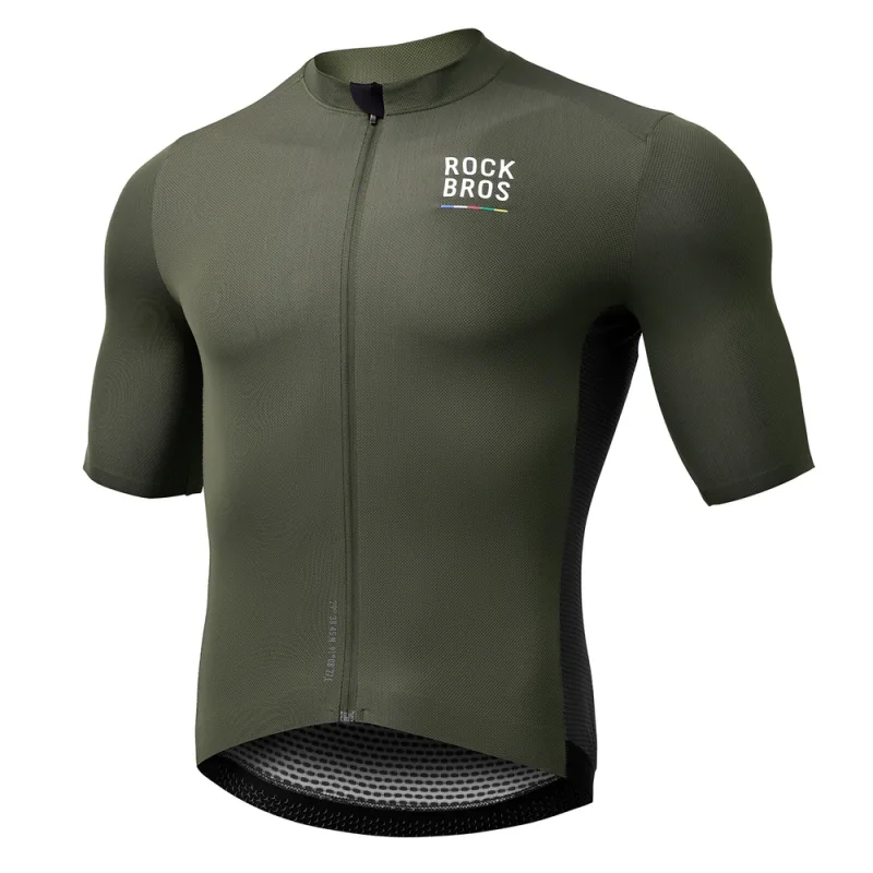 Rockbros 15220004002 ROAD TO SKY pánsky cyklistický dres krátky rukáv S - zelený