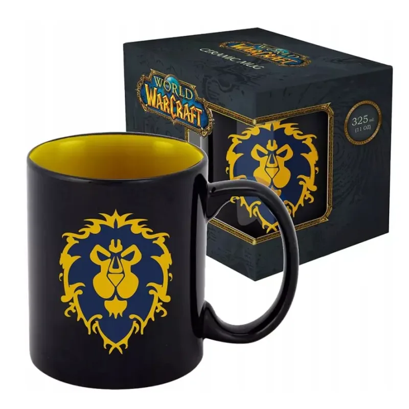 World of Warcraft - Alliance Pattern (Black) (hrnček)
