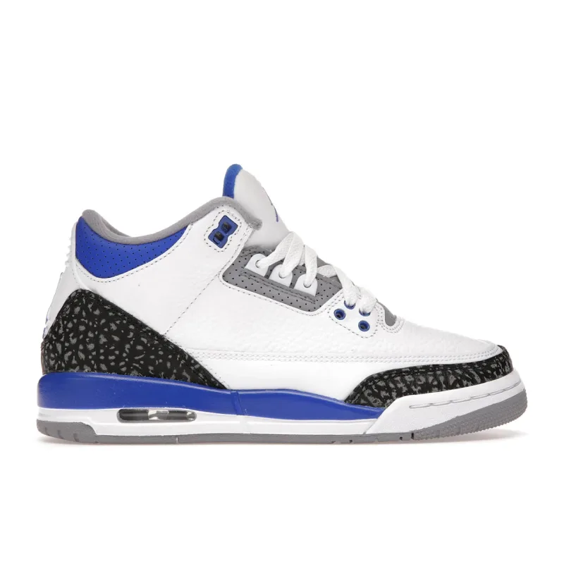 Jordan 3 Retro Racer Blue (GS) - 38.5