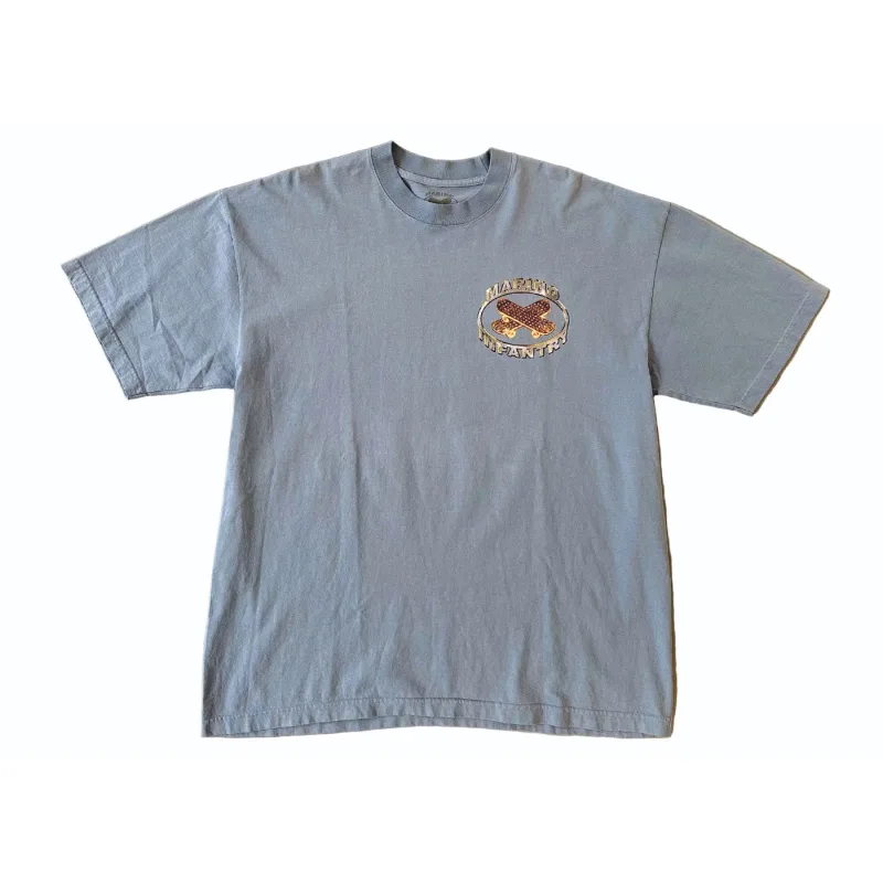 Marino Infantry OG Logo T-shirt Oversized Baby blue - XL