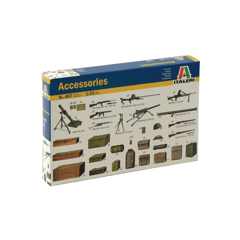 Italeri Model Kit doplnky 0407 - ACCESSORIES (1:35)