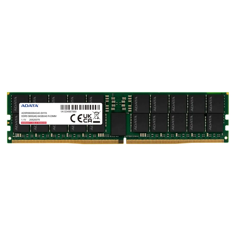 64GB DDR5-5600MHz ADATA R-DIMM CL46 ECC Reg AD5R560064G40-SHYA