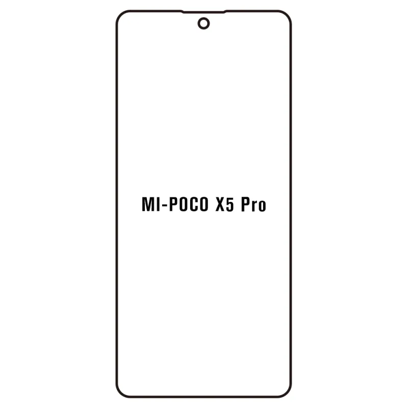 Sunshine Xiaomi POCO X5 Pro 5G Predná Hydrogél ochranná fólia Strih: Predná 1, Typ fólie: Anti-Spy (Privacy)