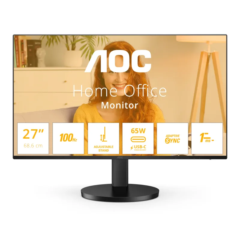 AOC AOC/Q27B3CF2/27"/IPS/QHD/100Hz/1ms/Black/3R Q27B3CF2