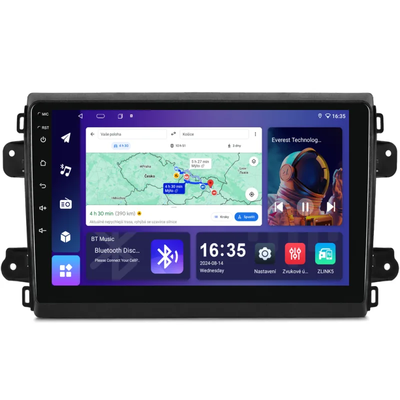 Isudar 2DIN autorádio T68B-IEV200 Android, Fiat Ducato 2021+ T68B-UN06M/A8128