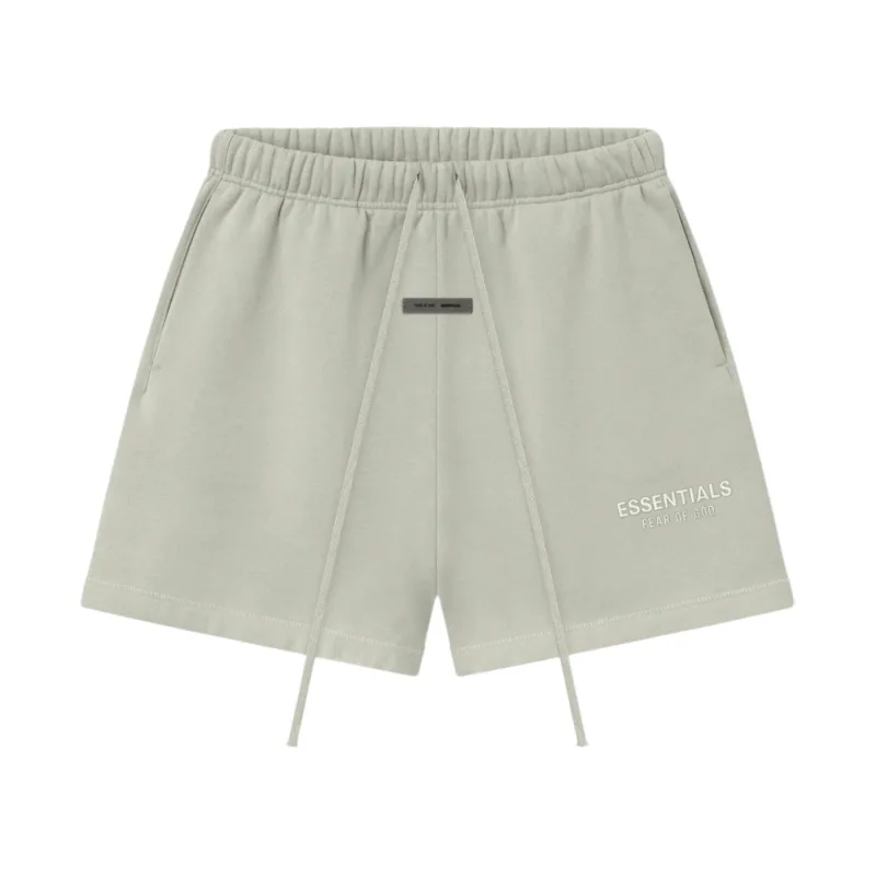 Fear of God Essentials Classic Fleece Sweatshort Abbey Stone Green - XXS