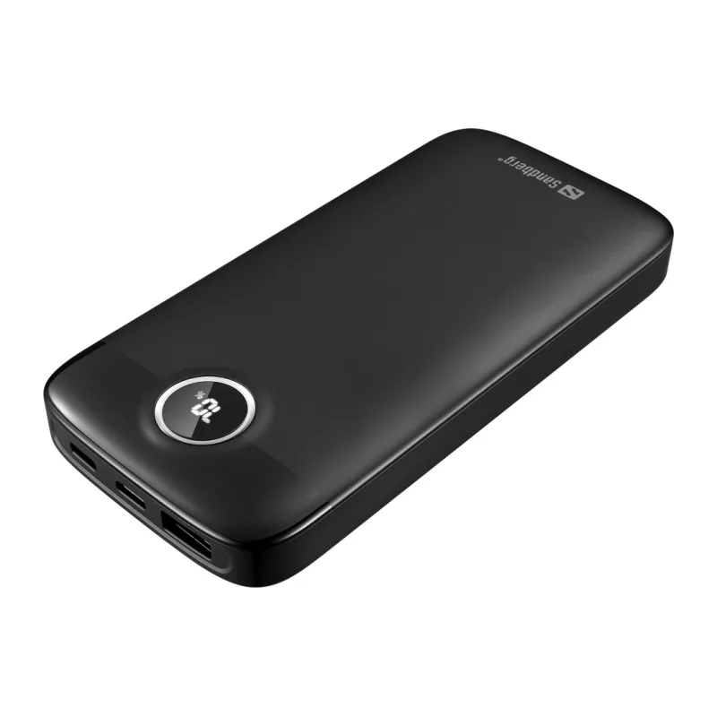 NONAME Sandberg SemiSolidState Powerbank 10000 mAh PD20W, kompaktní powerbanka, černá 421-48