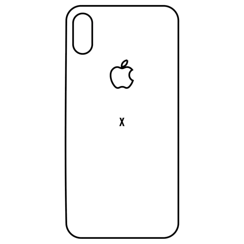 Sunshine iPhone X Zadná Hydrogél ochranná fólia Strih: Zadná časť 4, Typ fólie: Číra