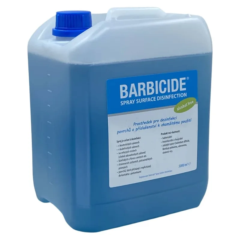 Prostriedok na dezinfekciu povrchov na okamžité použitie BARBICIDE Spray refill surface disinfection 5000 ml