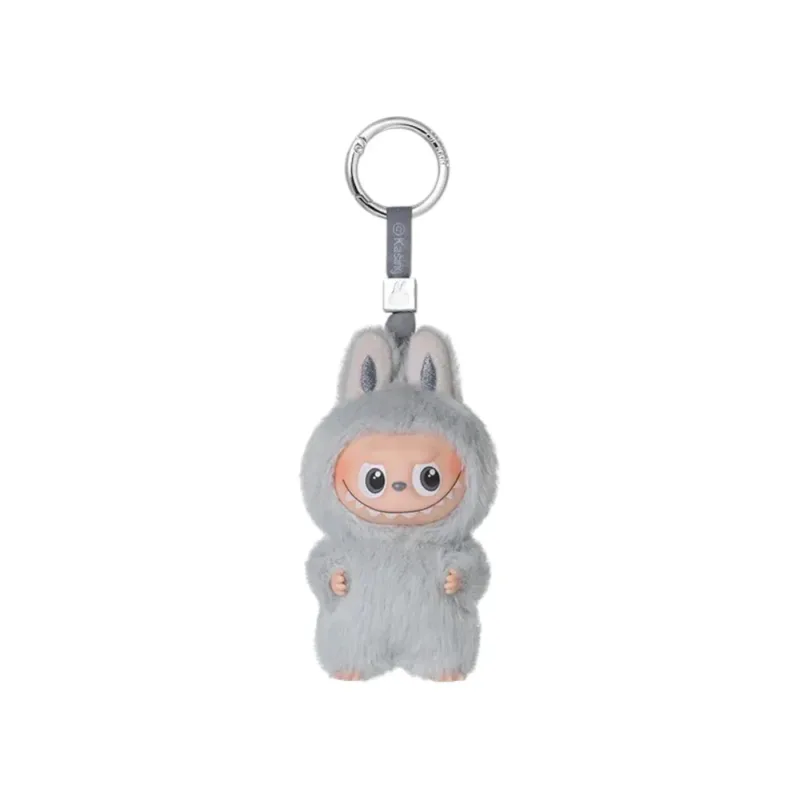 Pop Mart Labubu The Monsters Pin for Love Series "C" Vinyl Plush Pendant Grey - OS