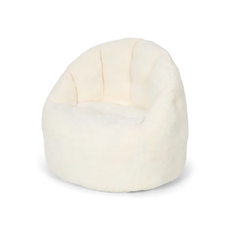 Little Dutch Kreslo detské plyšové Soft White