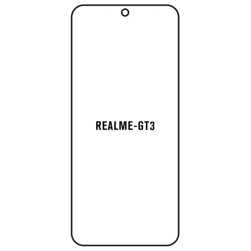 Sunshine Realme GT3 Predná Hydrogél ochranná fólia Strih: Kompatibilná s krytom, Typ fólie: Anti-Spy (Privacy)