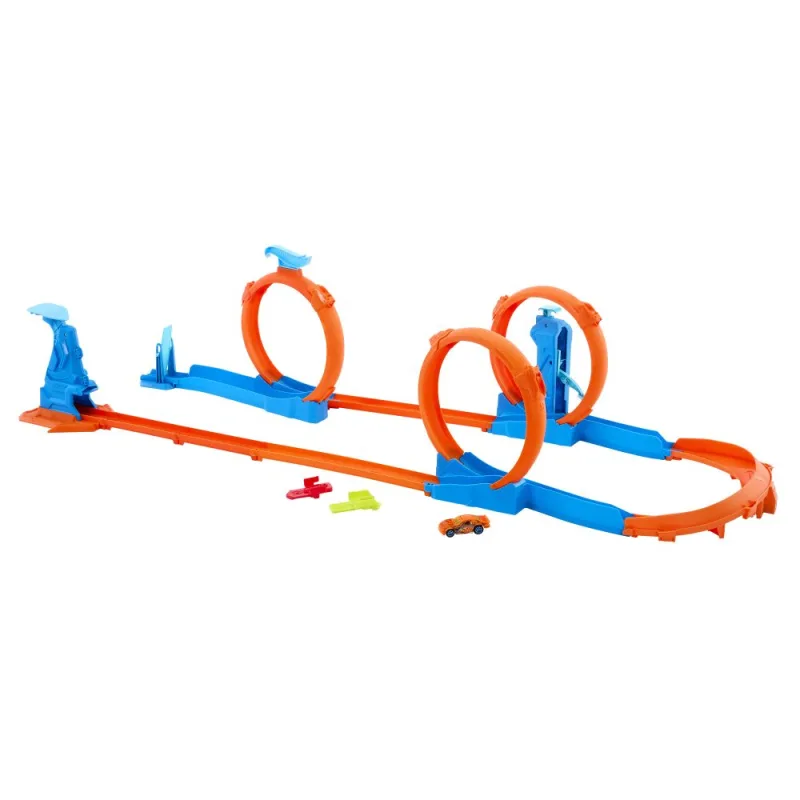 Mattel Hot Wheels TRACK CREATOR DRÁHA TROJITÁ SMYČKA