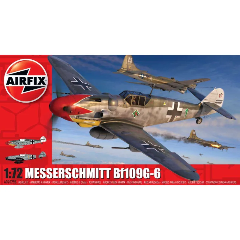 Airfix Classic Kit lietadlo A02029B - Messerschmitt Bf109G-6 (1:72)
