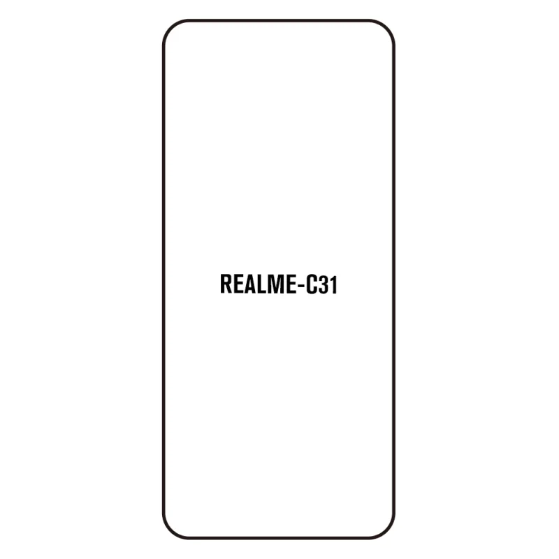 Sunshine Realme C31 Predná Hydrogél ochranná fólia Strih: Predná 1, Typ fólie: Číra
