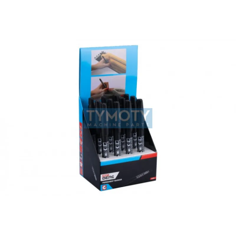 Značkovač permanentný WESTBERG (fix) čierny 137mm jemný hrot