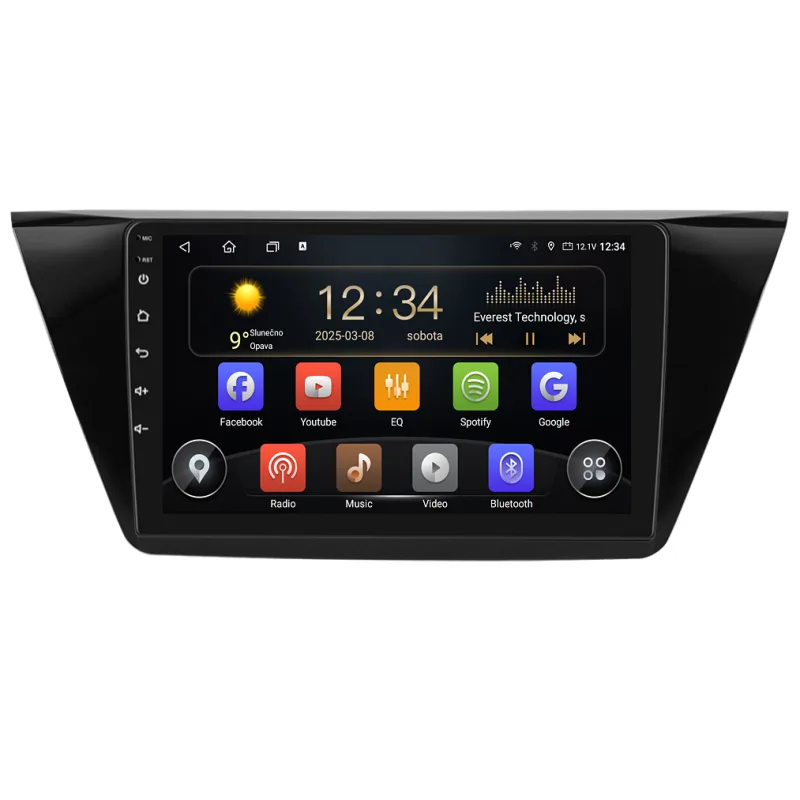 Isudar 2DIN autorádio T72-IEV61 Android, Volkswagen Touran II B408