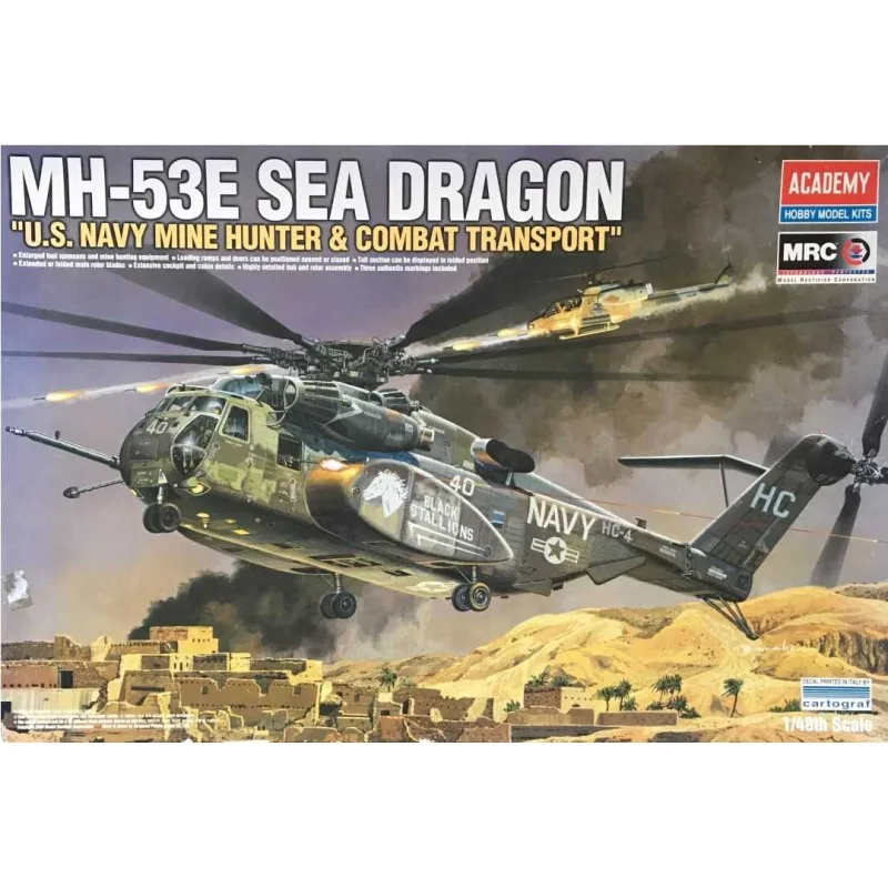 Academy Model Kit vrtuľník 12703 - MH-53E SEA DRAGON (1:48)