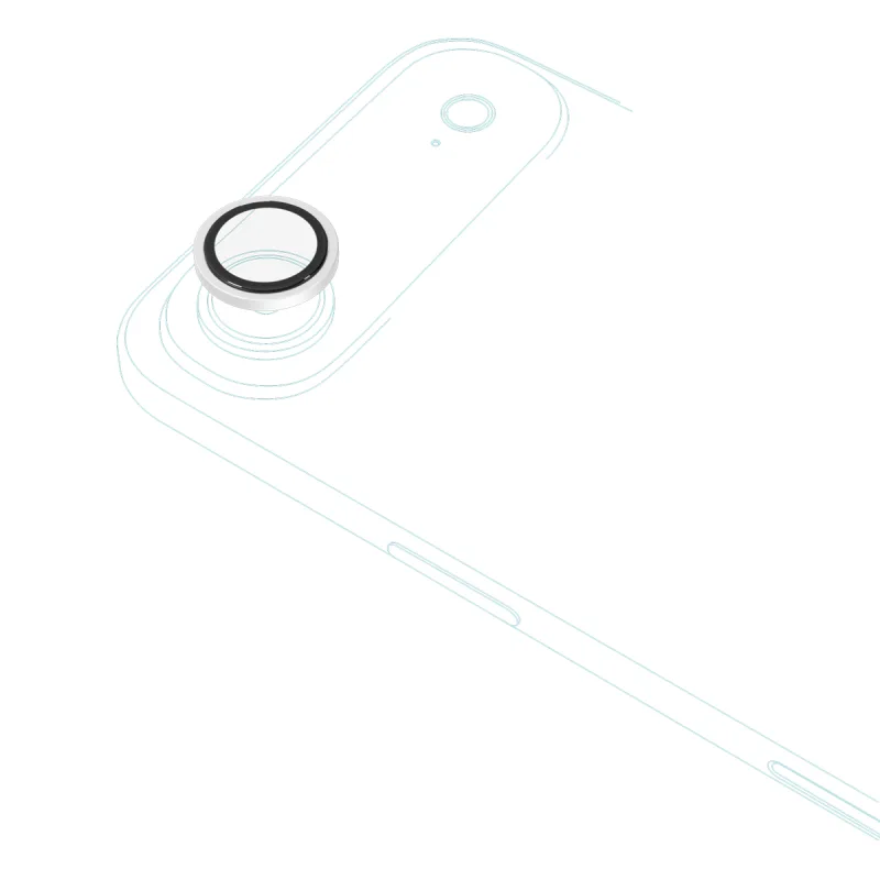 Epico Alu Lens Protectors iPhone Air - stříbrná 94012152100001