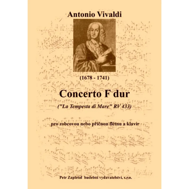 NotaNota Concerto F dur (La Tempesta di Mare, RV 433) - klav. výtah