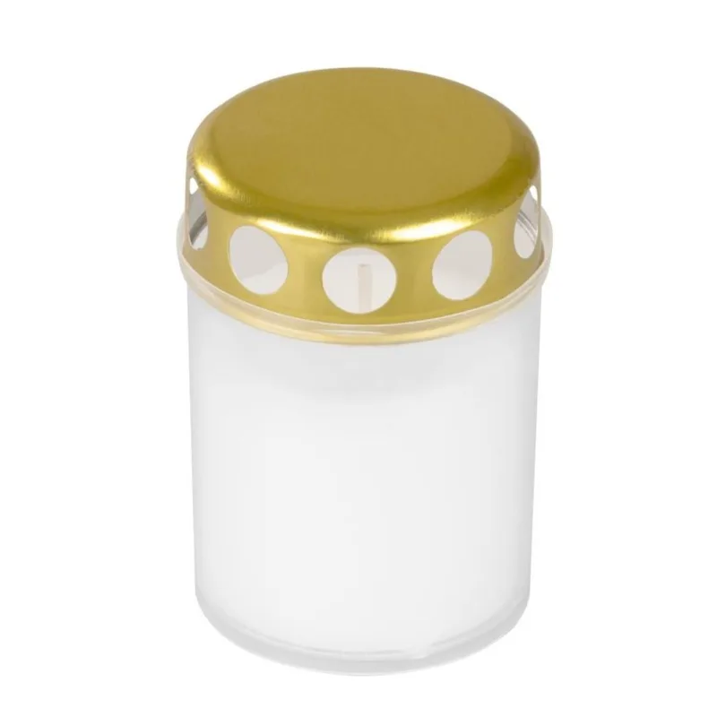 Kahanec Grave, biely plast, 20 h, 80 g, 8,5 cm, na hrob