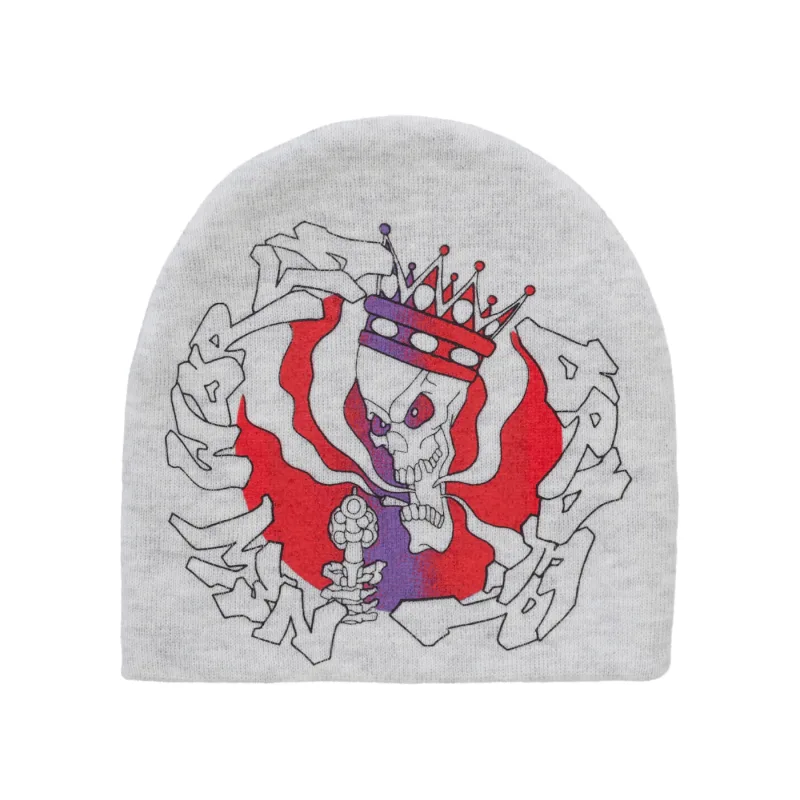 Supreme New World Order Beanie Heather Grey - OS