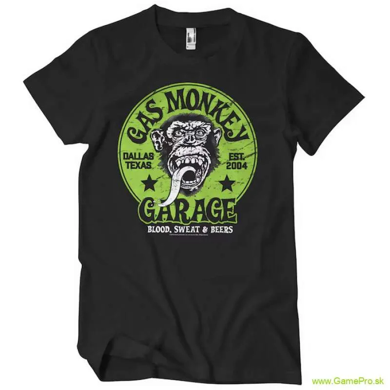 Gas Monkey Garage Green Logo (tričko)