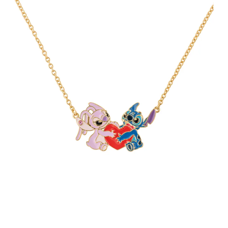 Detský náhrdelník Disney s príveskom Stitch & Angel .PA NF00777YRUL-18