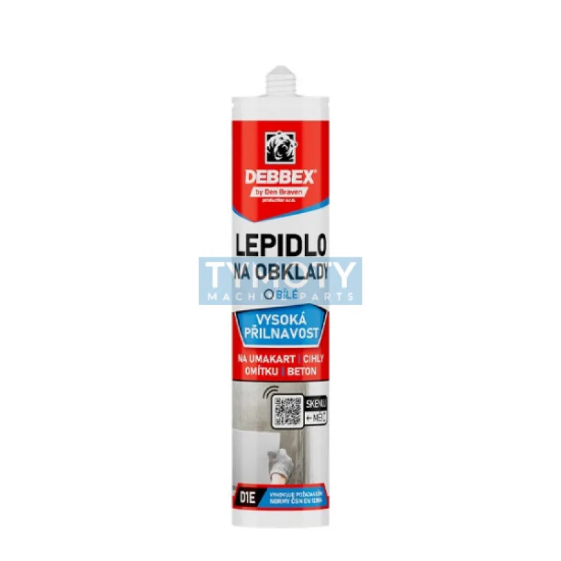 Debbex Lepidlo na obklady - 280 ml biela, kartuša