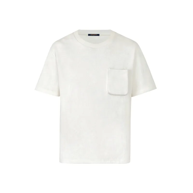 Louis Vuitton Signature 3D Pocket Monogram T-Shirt White - XXL