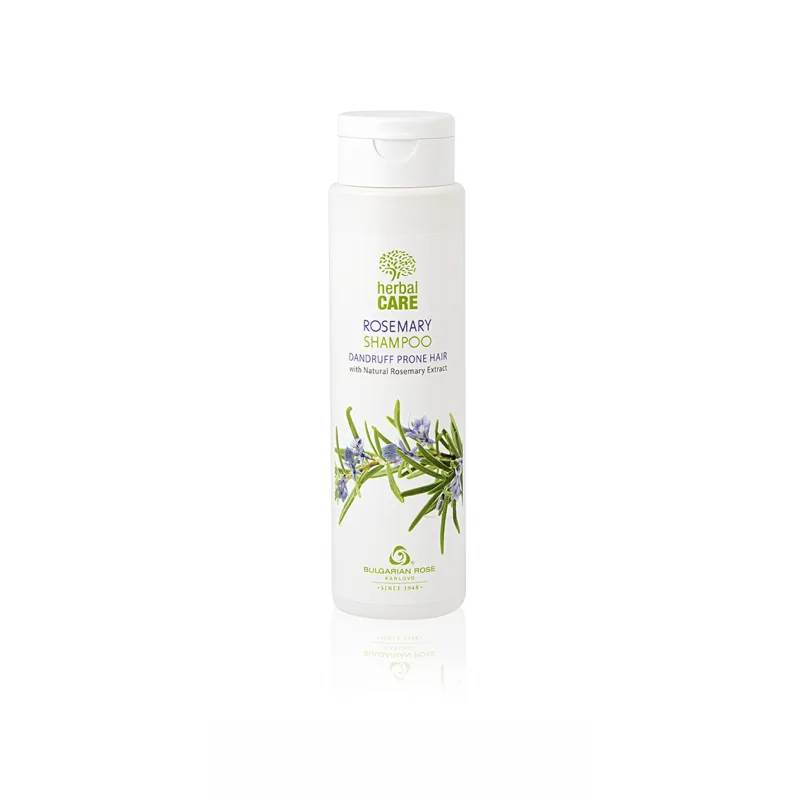Bulgarian Rose Karlovo HERBAL CARE Rozmarínový šampón na vlasy so sklonom k lupinám 250 ml -