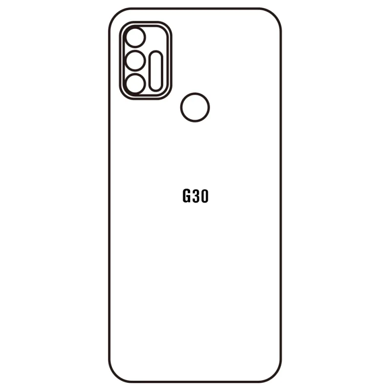 Sunshine Motorola G30 Zadná Hydrogél ochranná fólia Strih: Zadná časť 2, Typ fólie: Číra