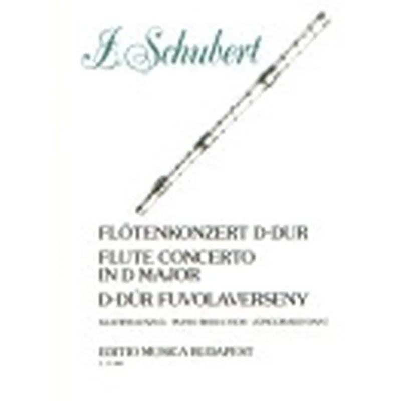 Editio Musica Budapest Flute Concerto in D major - Piano reduction
