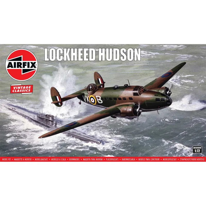 Airfix Classic Kit VINTAGE lietadlo A03006V - Lockheed Hudson (1:72)