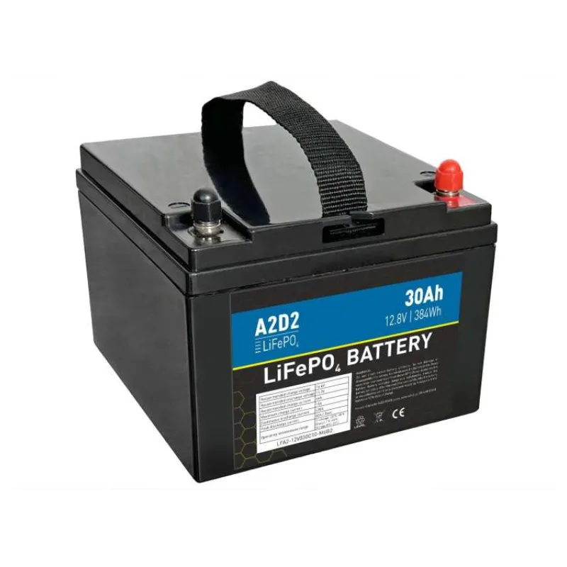 Avacom A2D2 baterie LiFePO4 12,8V 30Ah M6 (LFA2-12V030C10-M6B2)