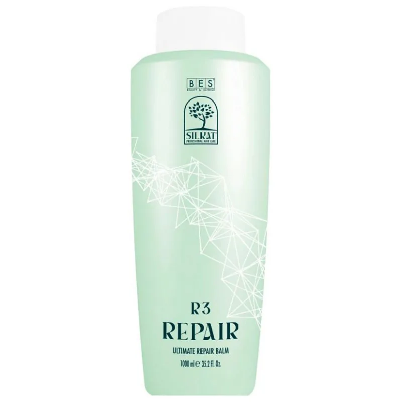 BES Silkat R3 Ultimate Repair Balm 1000ml - Rekonštrukčný krém pre veľmi poškodené vlasy