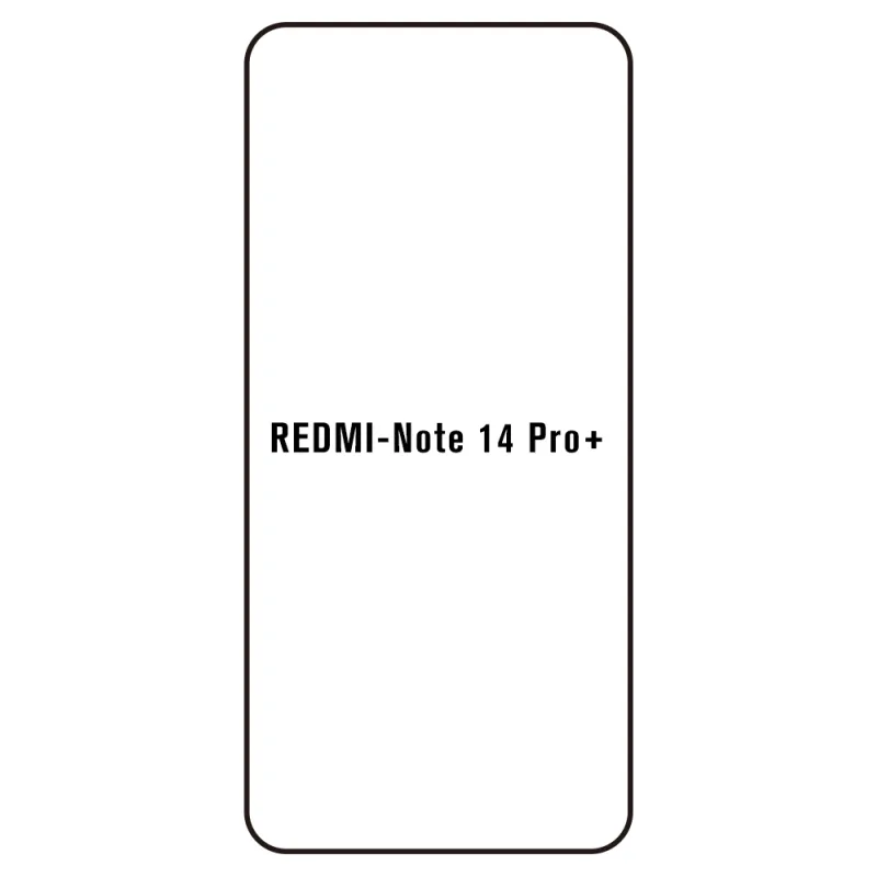 Sunshine Xiaomi Redmi Note 14 Pro+ Predná Hydrogél ochranná fólia Strih: Kompatibilná s krytom, Typ fólie: Číra