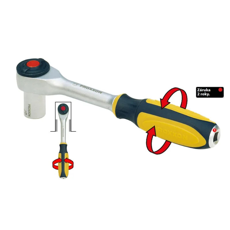 PROXXON Rotačná račňa 1/4 "Proxxon 23082