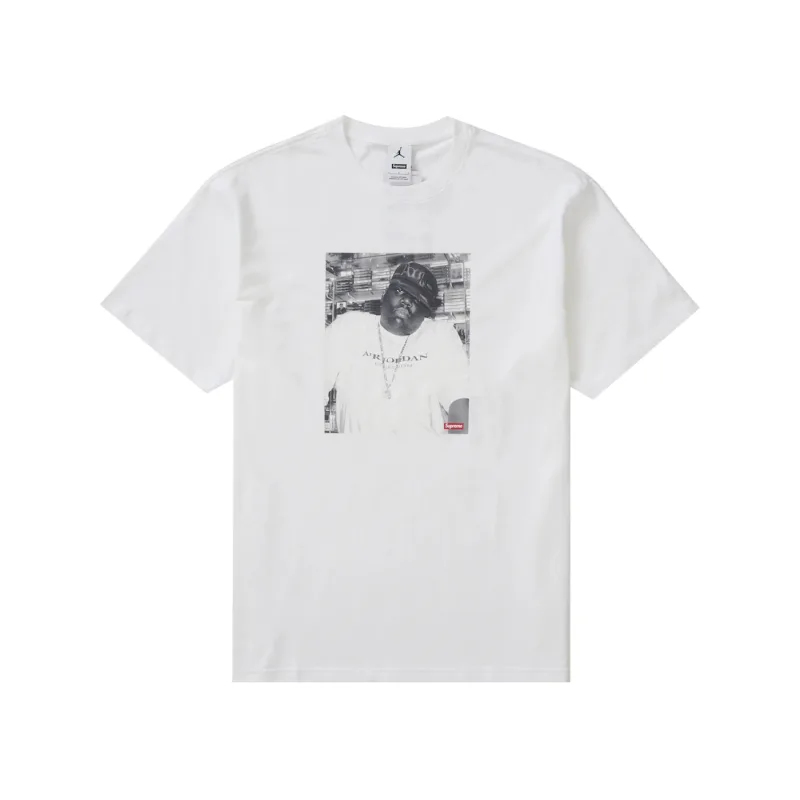 Supreme Jordan Biggie S S Top Tee White - L