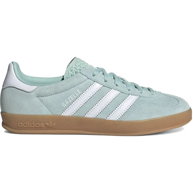 adidas Gazelle Indoor Ash Green White (Women's) - 38.5