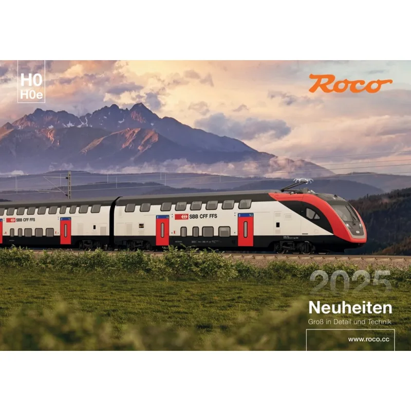 Roco Roco Katalóg noviniek 2025 v nemeckom jazyku