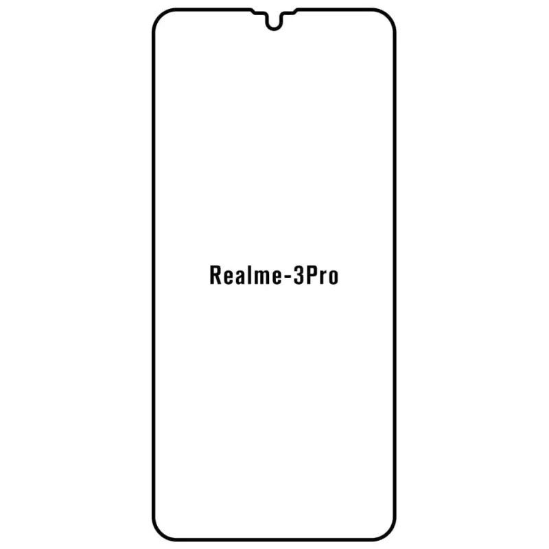 Sunshine Realme 3 Pro Predná Hydrogél ochranná fólia Strih: Predná 1, Typ fólie: Anti-Spy (Privacy)