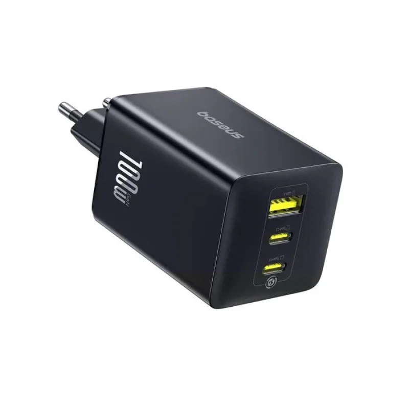 NONAME Baseus EnerFill FE11 Fast Nabíječka USB-A + USB-C + USB-C 100W Cosmic Black 6932172690632